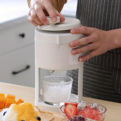 Homemade Snow Cones with Ice Shaver