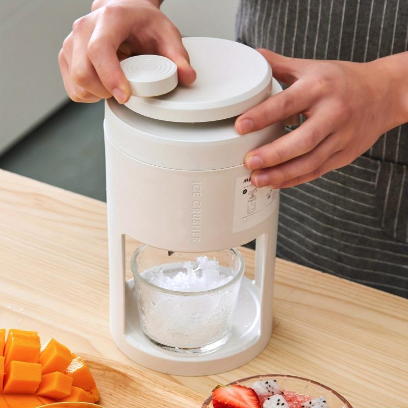 Homemade Snow Cones with Ice Shaver