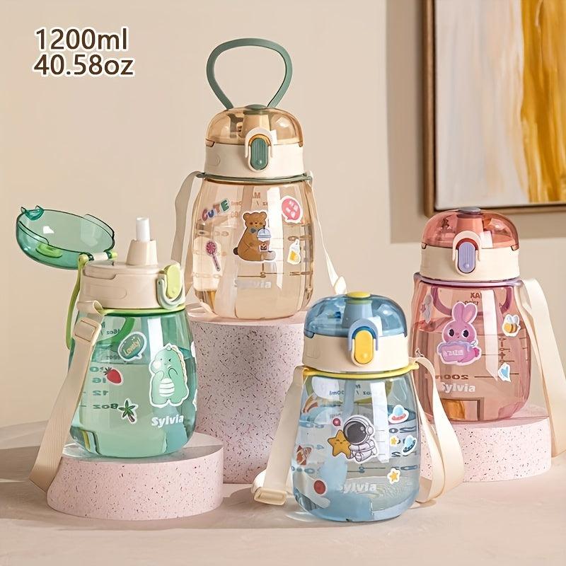 Cartoon Water Bottle for Summer Hydration