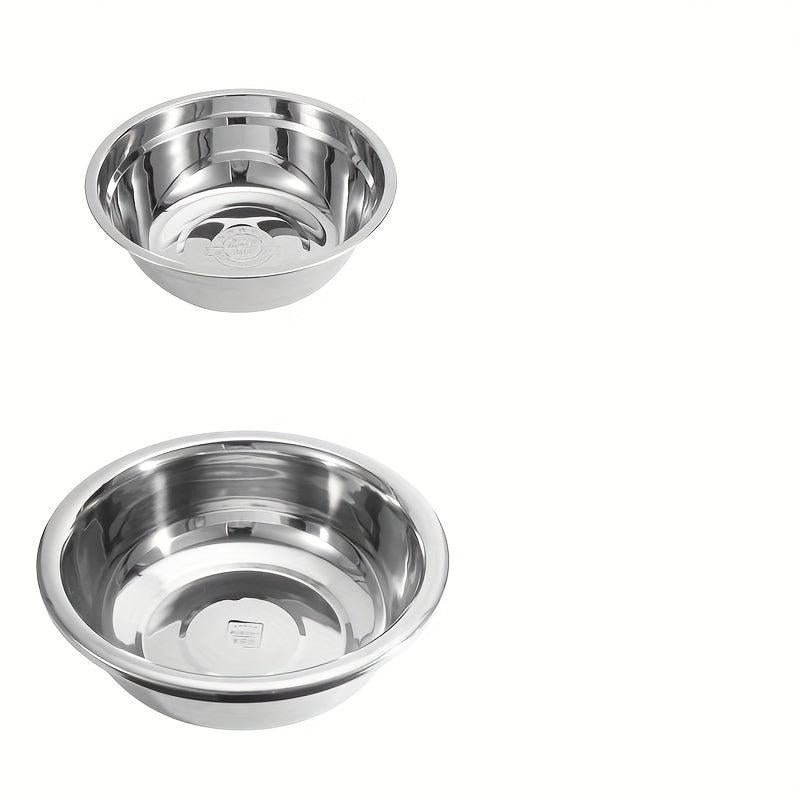 304 Stainless Steel Mixing Bowl Kitchen Basin Noodle Soup Household Utensil
