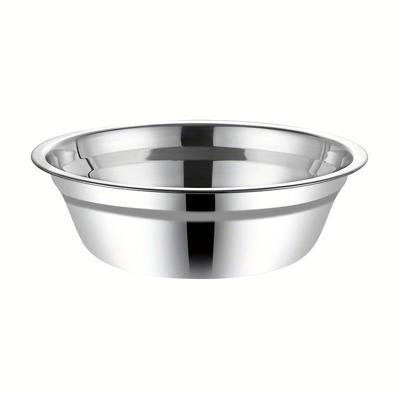 304 Stainless Steel Mixing Bowl Kitchen Basin Noodle Soup Household Utensil