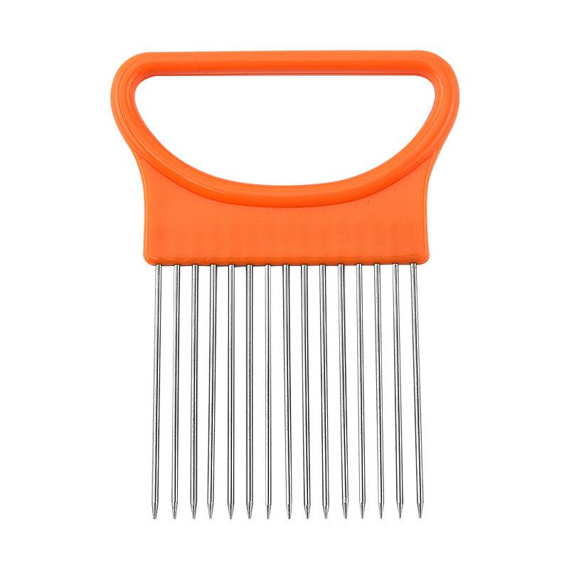 Stainless Steel Onion Slicer Cutter - Onion Holder for Slicing - Lemon Slicer