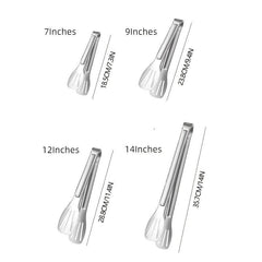 Stainless Steel Food Clip for Bread Barbecue Steak