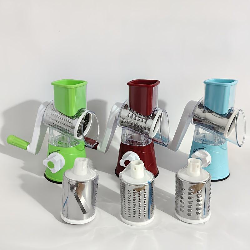 4pcs Vegetable Slicer Cutter Mandoline Fruit Grater Rotary Shredder