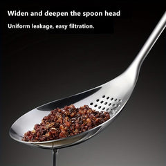 Stainless Steel Noodle Dumpling Scoop Hot Pot Perforated Strainer Filtr