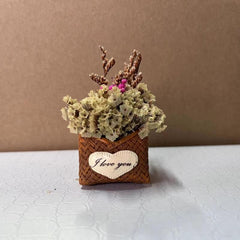 3pcs Flower Basket Fridge Magnets Kitchen Decor Adhesive Refrigerator Stickers