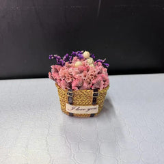 3pcs Flower Basket Fridge Magnets Kitchen Decor Adhesive Refrigerator Stickers