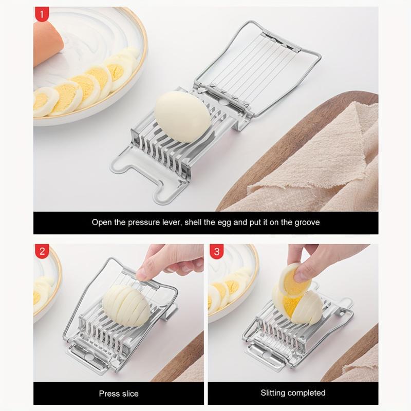 Stainless Steel Egg Slicer for Perfect Slicing