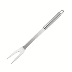 Stainless Steel BBQ Meat Fork for Outdoor Picnic Camping