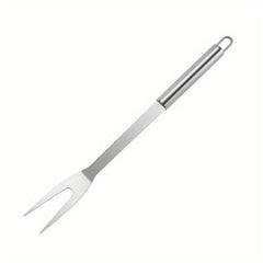 Stainless Steel BBQ Meat Fork for Outdoor Picnic Camping