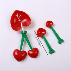5pcs Heart Measuring Spoon Set Kitchen Egg Separator Multifunction Cup