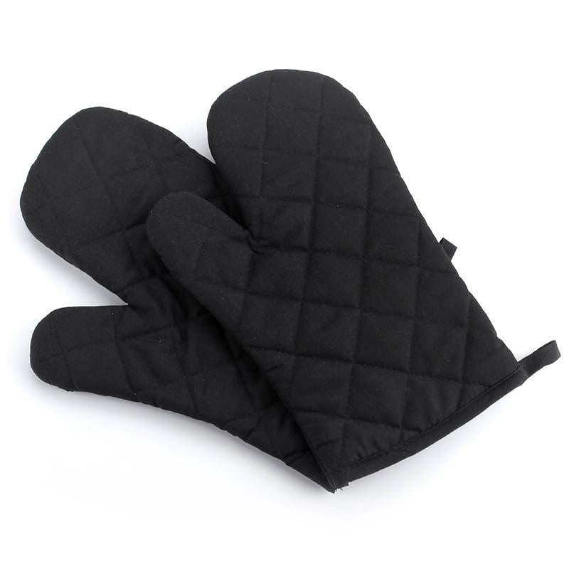 1pc Cotton Oven Mitts Non slip Insulated Heat Resistant Kitchen Tool
