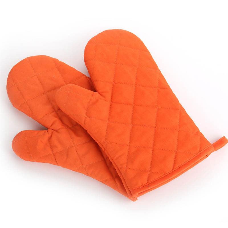 1pc Cotton Oven Mitts Non slip Insulated Heat Resistant Kitchen Tool