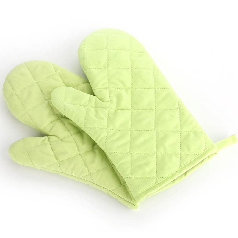 1pc Cotton Oven Mitts Non slip Insulated Heat Resistant Kitchen Tool
