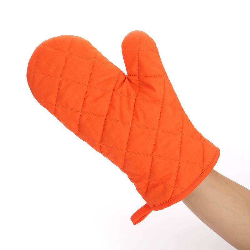1pc Cotton Oven Mitts Non slip Insulated Heat Resistant Kitchen Tool