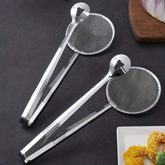 Filter Spoon Stainless Steel Mesh Spoon Colander Clip