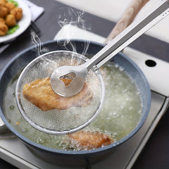 Filter Spoon Stainless Steel Mesh Spoon Colander Clip