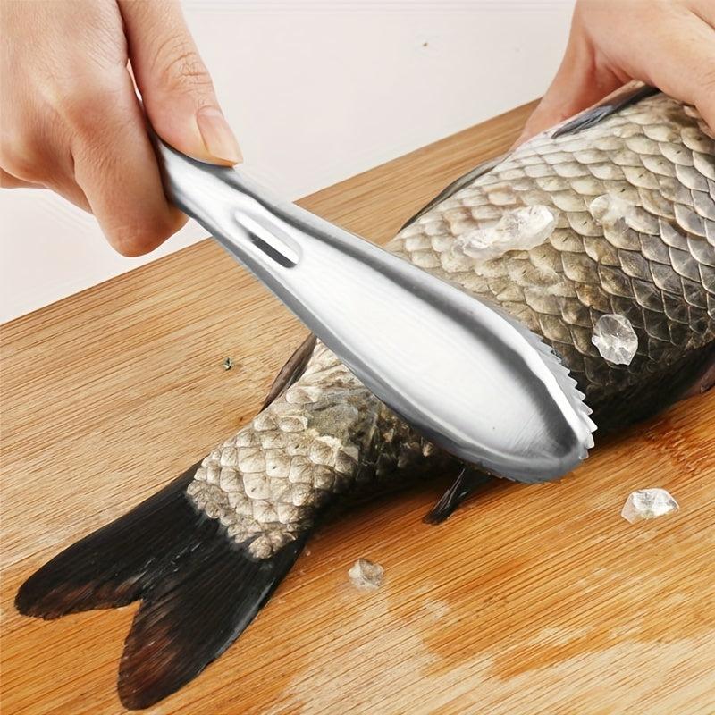 Stainless Steel Fish Scaler Remover With Sawtooth Fish Scale Remover
