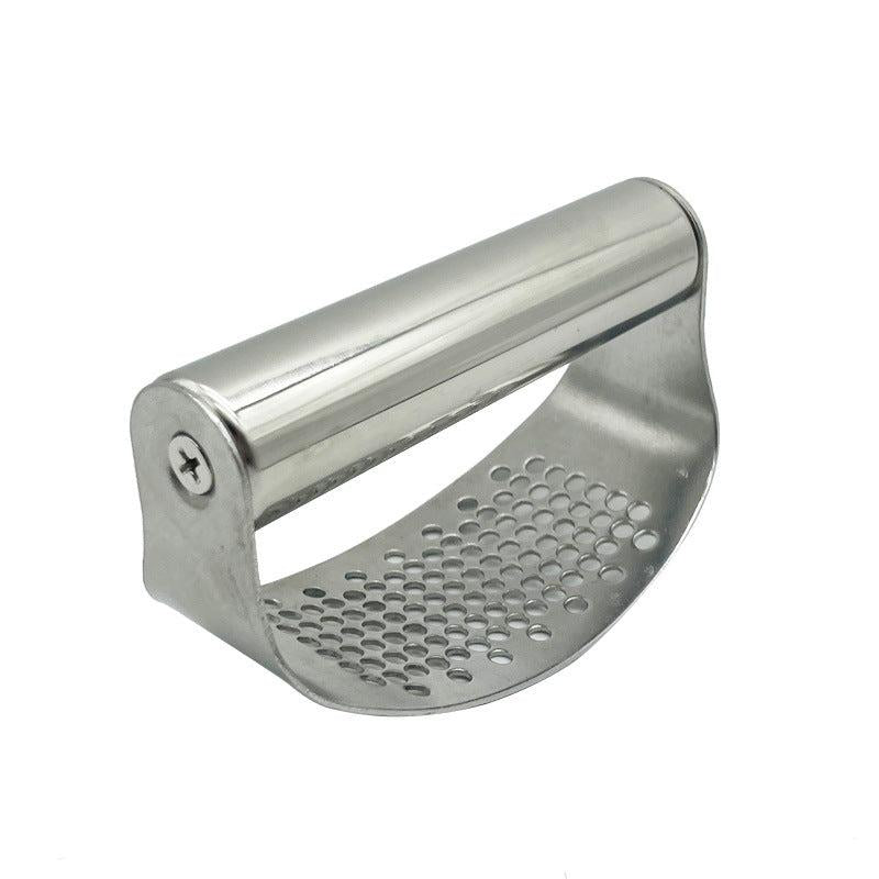 Stainless Steel Garlic Press Rocker Metal Garlic Mincer