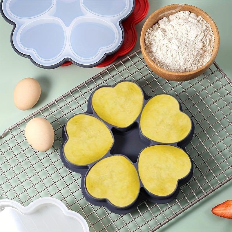 3pcs Burger Press & Freezer Container Heart Shape Meat Pie Mold