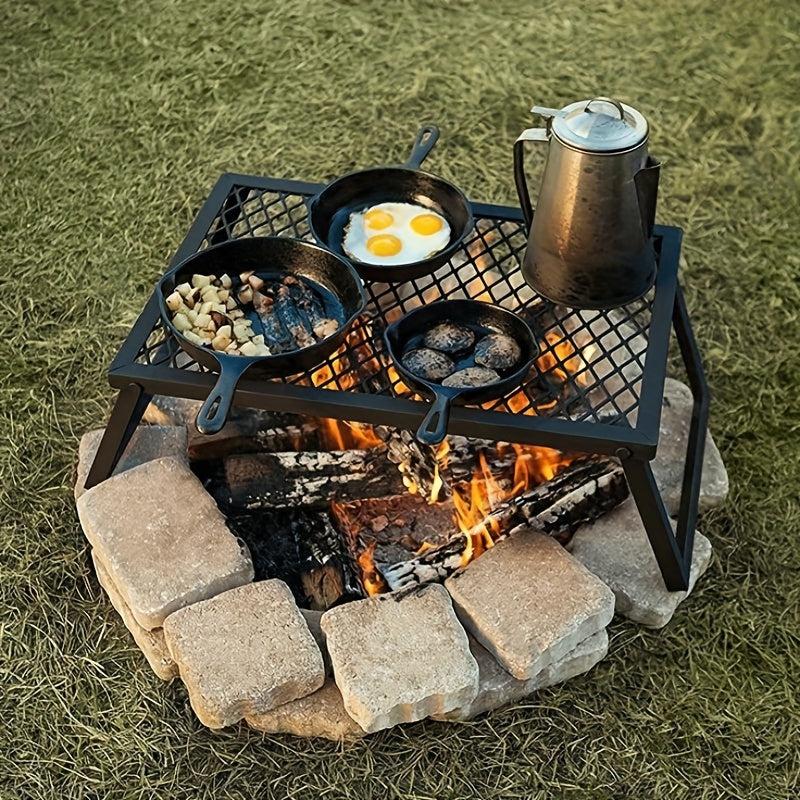Portable Campfire Grill BBQ Rack 63 55 Charcoal Grill Outdoor Cooking