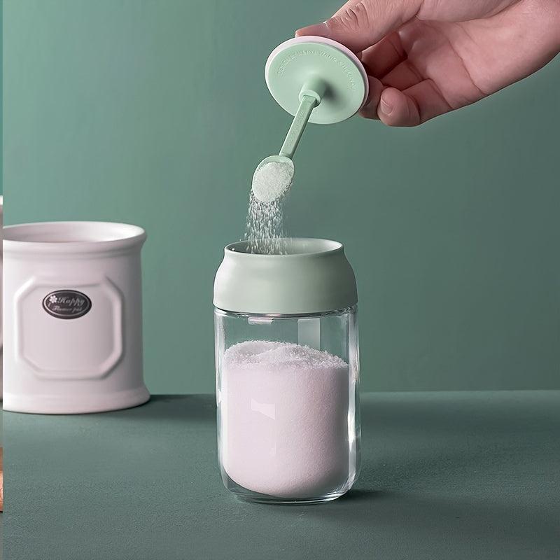 Glass Seasoning Jar Salt Pepper Container Storage