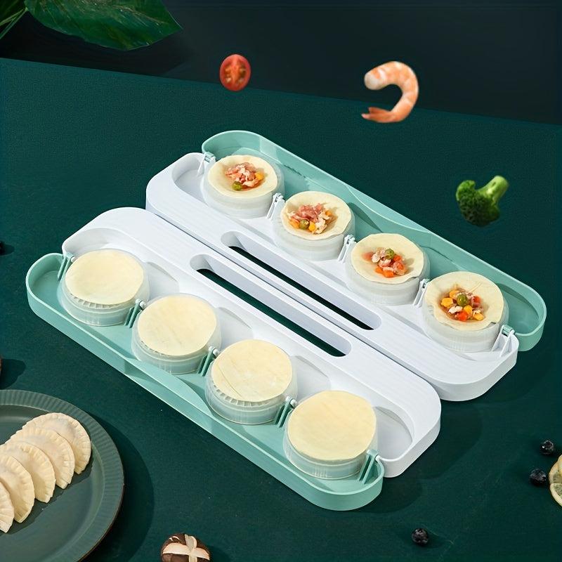 8 Grids Dumpling Mold Plastic Dumpling Maker Kitchen DIY Dumpling Moulds