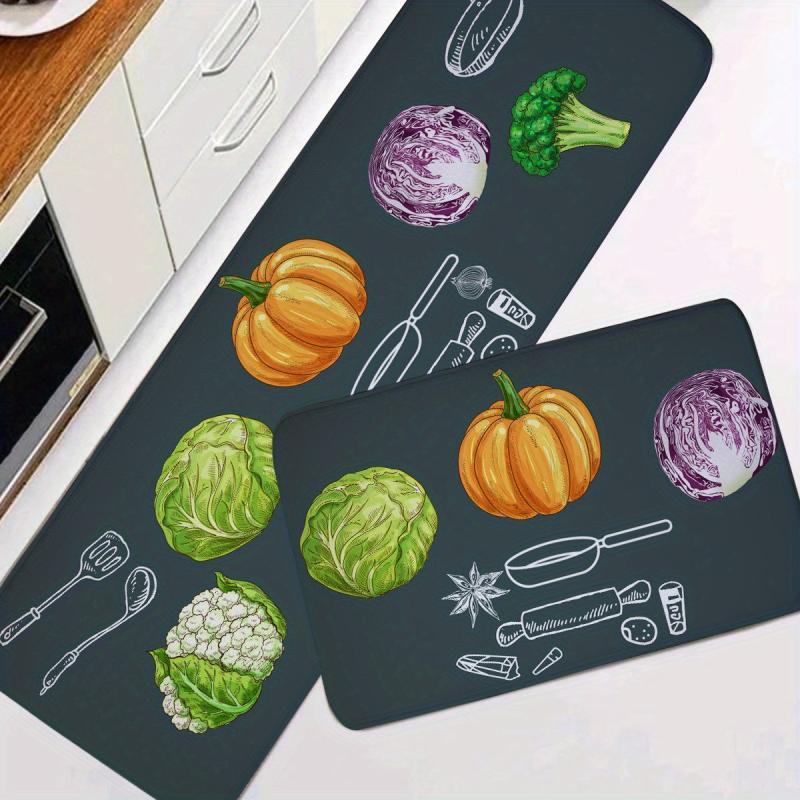 Waterproof Non Slip Kitchen Rug Set Runner Rug Eco Friendly Durable Soft Absorbe