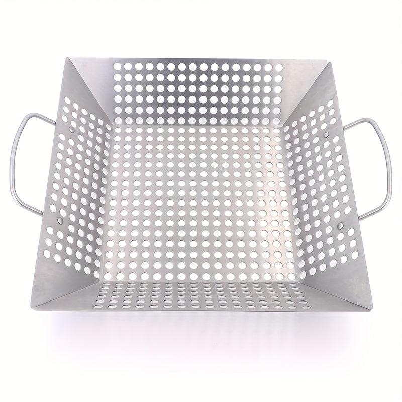 Stainless Steel BBQ Basket With Handles 35x56x30 - Non-stick BBQ Tray