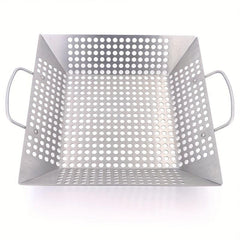 Stainless Steel BBQ Basket With Handles 35x56x30 - Non-stick BBQ Tray