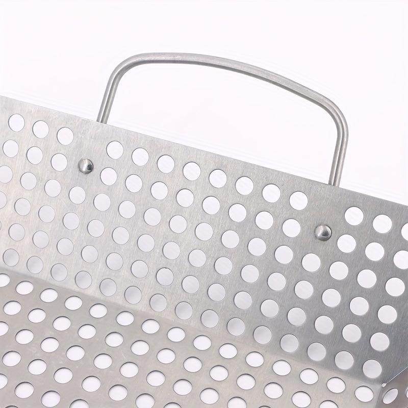 Stainless Steel BBQ Basket With Handles 35x56x30 - Non-stick BBQ Tray