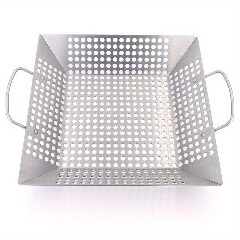 Stainless Steel BBQ Basket With Handles 35x56x30 - Non-stick BBQ Tray