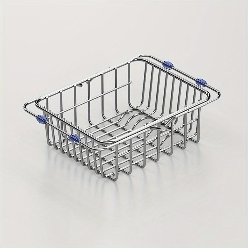 Sink Drain Rack Retractable Stainless Steel Sink Strai