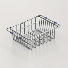 Sink Drain Rack Retractable Stainless Steel Sink Strai