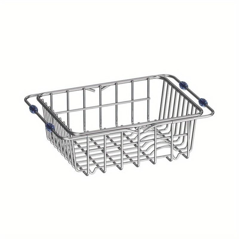 Sink Drain Rack Retractable Stainless Steel Sink Strai