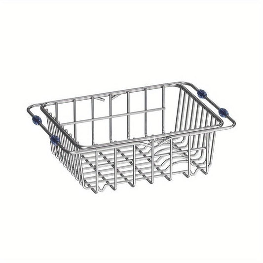 Sink Drain Rack Retractable Stainless Steel Sink Strai