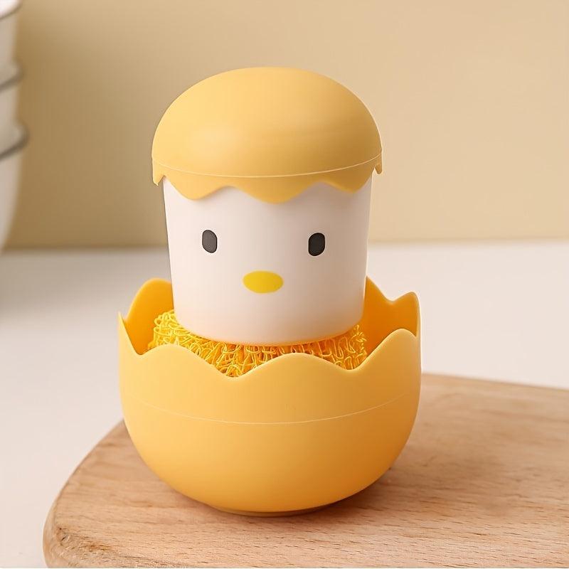 Nano Cleaning Brush Kitchen Chicken Pot Brush Detachable Eggshell
