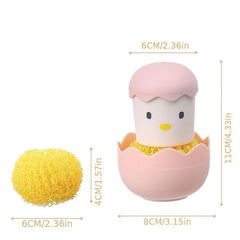 Nano Cleaning Brush Kitchen Chicken Pot Brush Detachable Eggshell