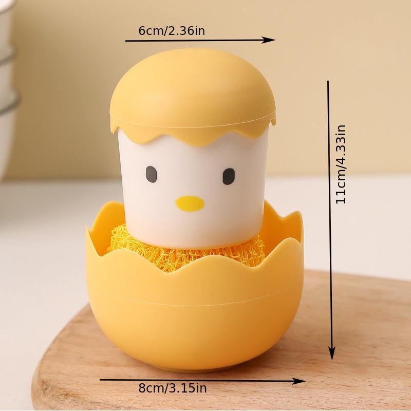 Nano Cleaning Brush Kitchen Chicken Pot Brush Detachable Eggshell