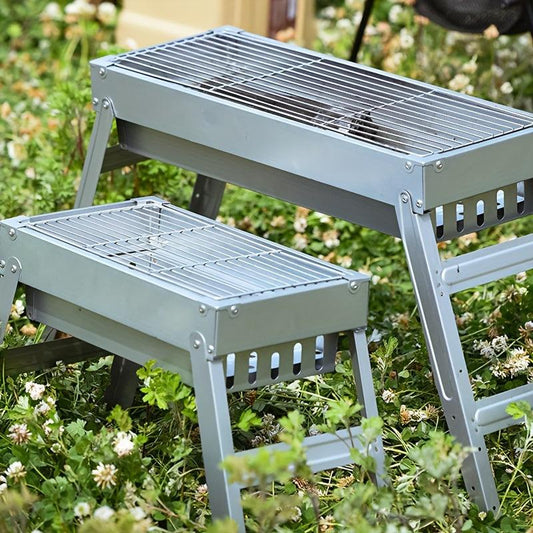 Portable Charcoal BBQ Grill Foldable Outdoor Barbecue Grill