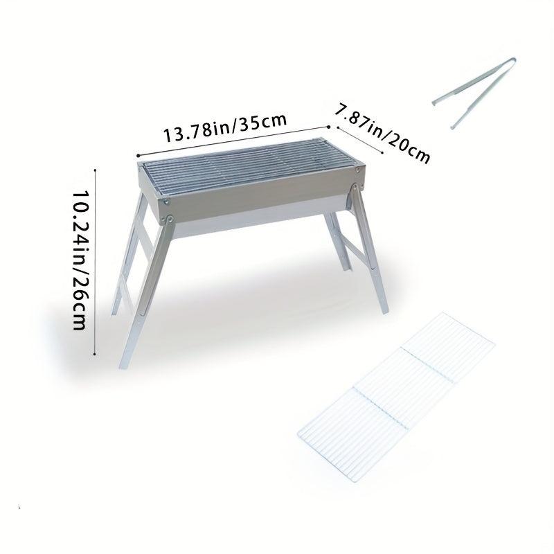 Portable Charcoal BBQ Grill Foldable Outdoor Barbecue Grill