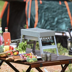 Portable Charcoal BBQ Grill Foldable Outdoor Barbecue Grill