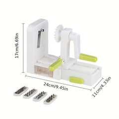 Manual Vegetable Spiralizer Zucchini Noodle Maker Multifunctional Slicer