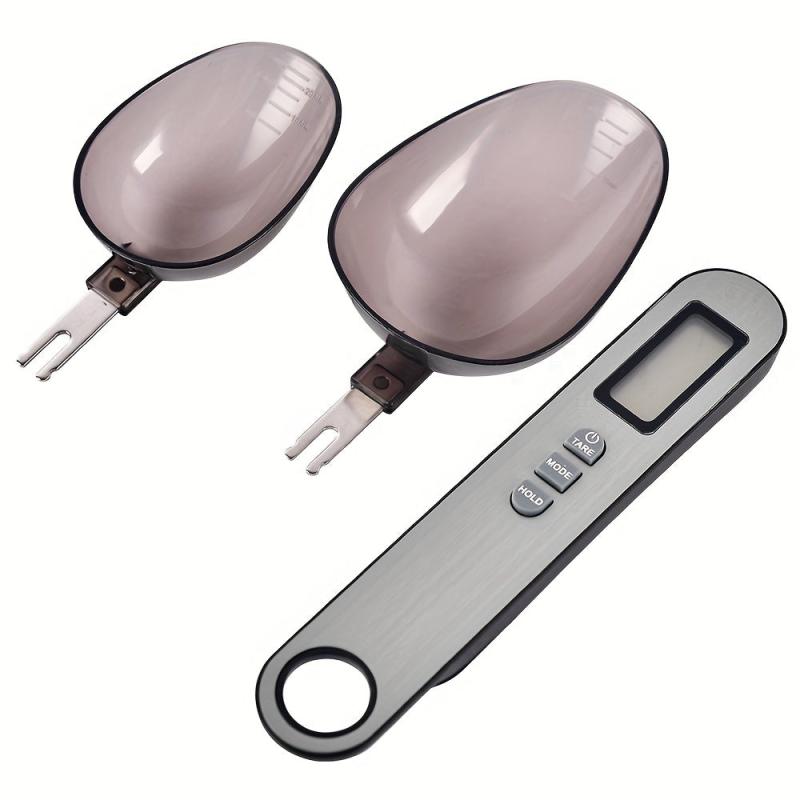 1pc Digital Spoon Scale With 2 Scoops Electronic Measuring Spoon