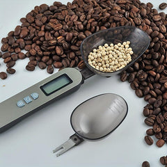 1pc Digital Spoon Scale With 2 Scoops Electronic Measuring Spoon