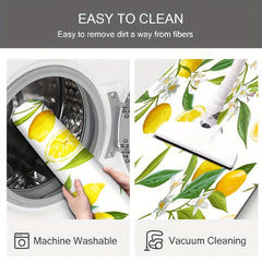 Waterproof Sunflower Kitchen Runner Rug 38x58cm Halloween Christmas Decor