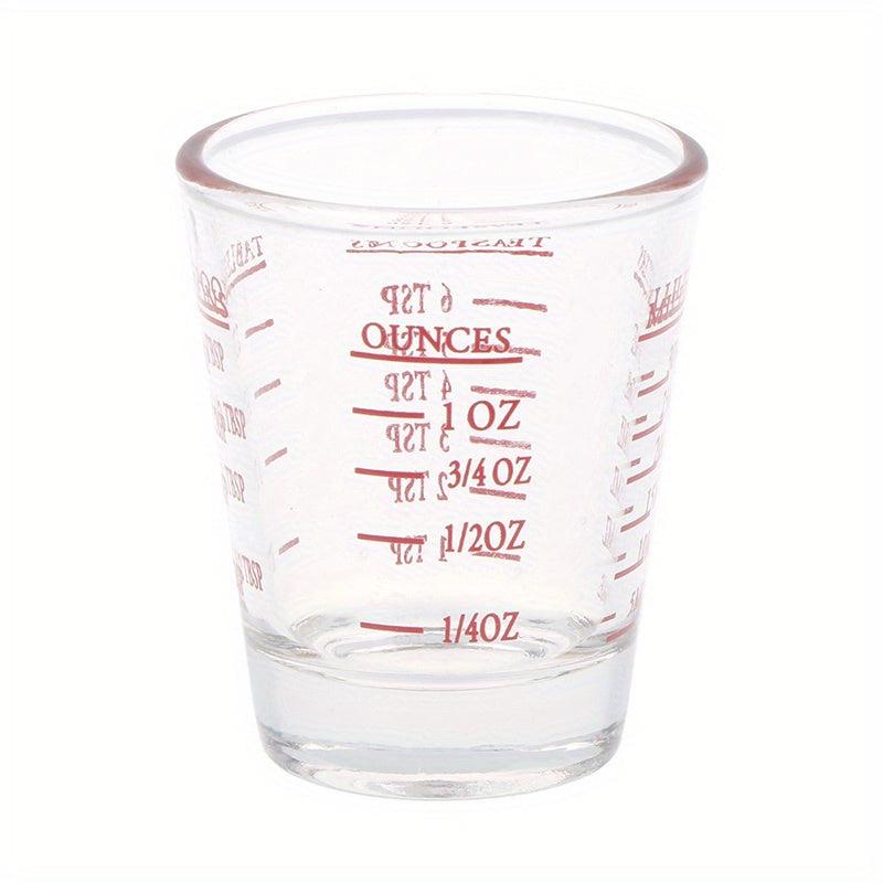 30ml 1oz Glass Measuring Cup With Scale Shot Glass Liquid Glass Ounce Cup