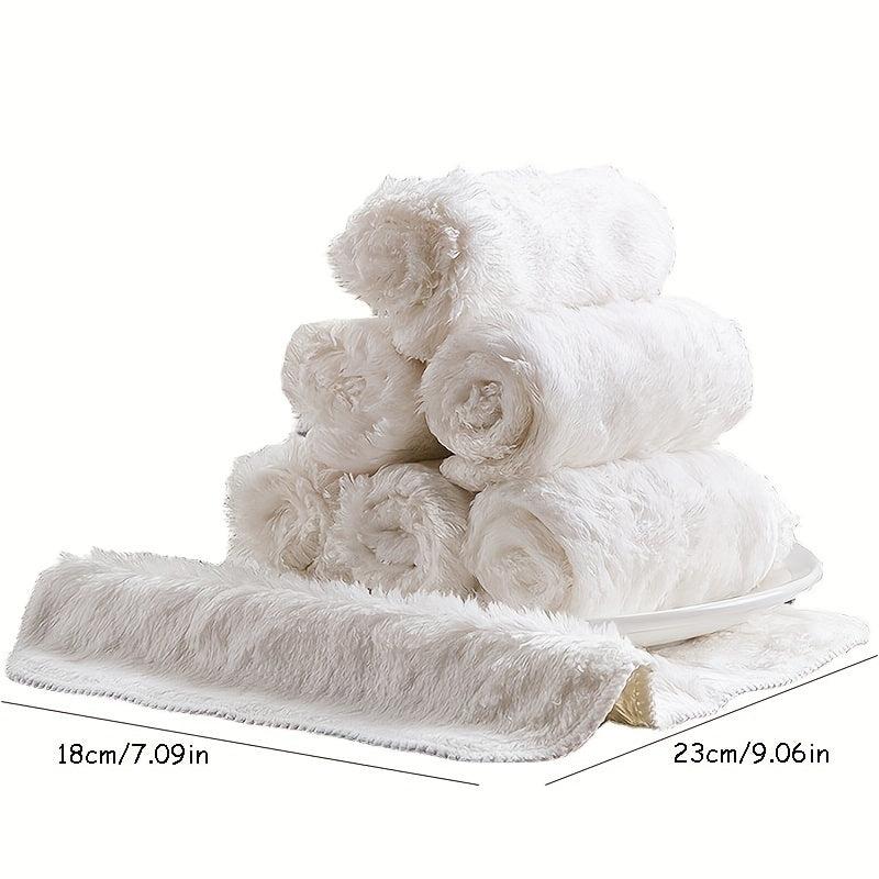 2pcs Scouring Pad Square Dish Cloths Cleaning Cloth Antibacterial Kitchen Stuff