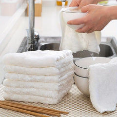 2pcs Scouring Pad Square Dish Cloths Cleaning Cloth Antibacterial Kitchen Stuff