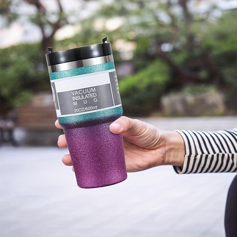 Insulated Stainless Steel Water Bottle Straw Leak Proof Lightweight